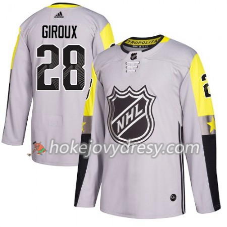Pánské Hokejový Dres Philadelphia Flyers Claude Giroux 28 2018 NHL All-Star Metro Division Adidas Šedá Authentic